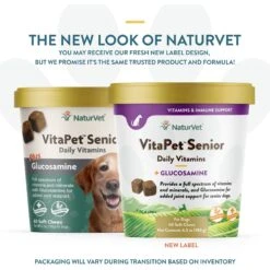 NaturVet VitaPet Senior Daily Vitamins Plus Glucosamine Dog Supplement & Blue Buffalo Life Protection Formula Senior Chicken & Brown Rice Recipe Dry Dog Food 15 NaturVet VitaPet Senior Daily Vitamins Plus Glucosamine Dog Supplement & Blue Buffalo Life Protection Formula Senior Chicken & Brown Rice Recipe Dry Dog Food -Blue Buffalo 365450 PT6. AC SS1800 V1644014483