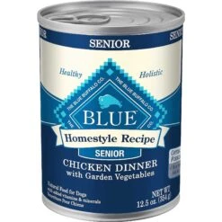 PetHonesty Duck Flavored Soft Chews Multivitamin For Senior Dogs & Blue Buffalo Homestyle Recipe Senior Chicken Dinner With Garden Vegetables Canned Dog Food -Blue Buffalo 365452 PT5. AC SS1800 V1644014481