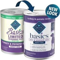 Blue Buffalo Basics Skin & Stomach Care Grain-Free Formula Turkey & Potato Recipe Adult Dry Dog Food & Blue Buffalo Basics Skin & Stomach Care Grain-Free Turkey & Potato Recipe Canned Dog Food 13 Blue Buffalo Basics Skin & Stomach Care Grain-Free Formula Turkey & Potato Recipe Adult Dry Dog Food & Blue Buffalo Basics Skin & Stomach Care Grain-Free Turkey & Potato Recipe Canned Dog Food -Blue Buffalo 367531 PT4. AC SS1800 V1646349713