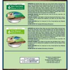 Blue Buffalo Divine Delights Gravy Variety Pack Filet Mignon & NY Strip Flavor Dog Food Trays & Blue Buffalo Divine Delights Roasted Chicken Flavor Hearty Gravy Dog Food Trays 11 Blue Buffalo Divine Delights Gravy Variety Pack Filet Mignon & NY Strip Flavor Dog Food Trays & Blue Buffalo Divine Delights Roasted Chicken Flavor Hearty Gravy Dog Food Trays -Blue Buffalo 367546 PT2. AC SS1800 V1645745212