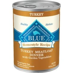Blue Buffalo Homestyle Recipe Turkey Meatloaf Dinner With Garden Vegetables Canned Dog Food