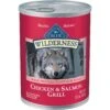 Blue Buffalo Wilderness Salmon & Chicken Grill Grain-Free Canned Dog Food