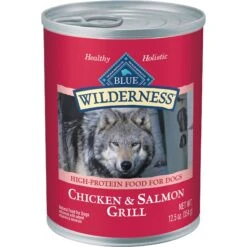 Blue Buffalo Wilderness Salmon & Chicken Grill Grain-Free Canned Dog Food