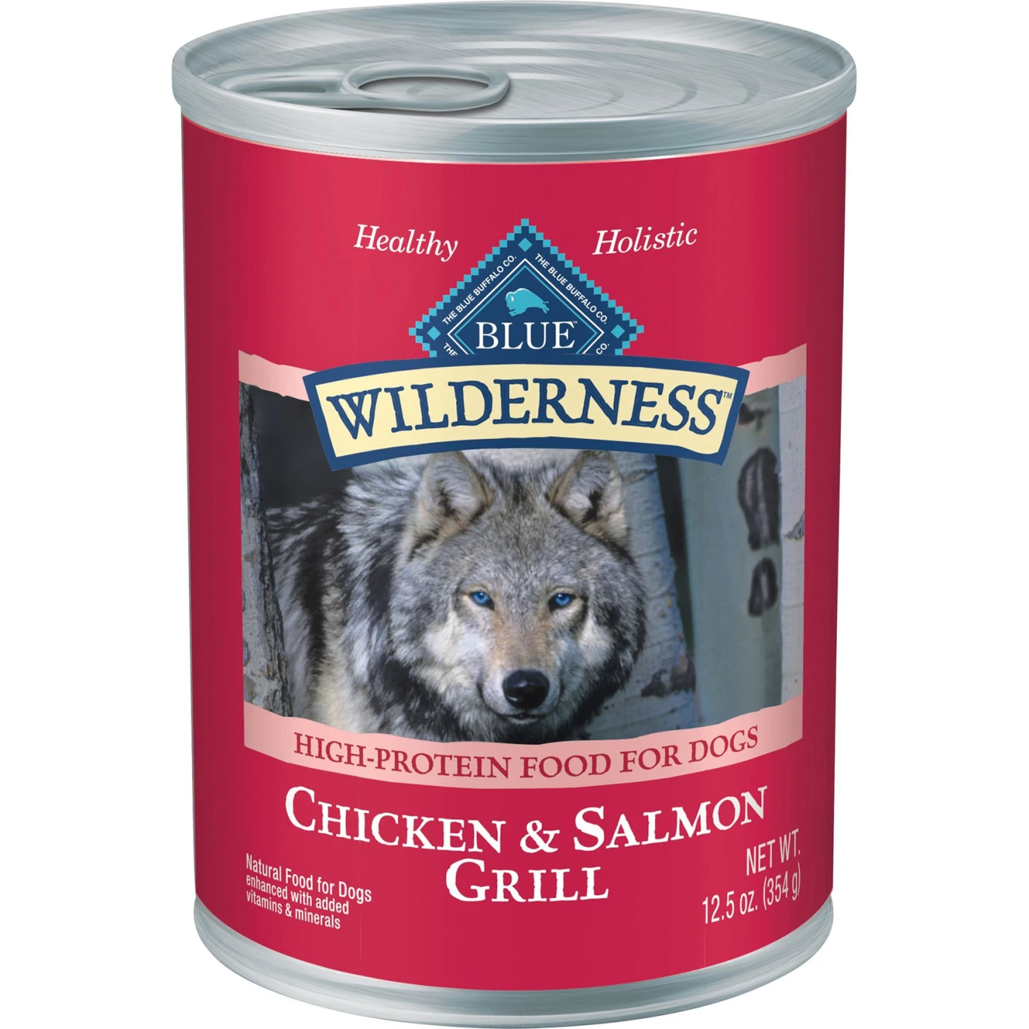Blue Buffalo Wilderness Salmon & Chicken Grill Grain-Free Canned Dog Food 1 Blue Buffalo Wilderness Salmon & Chicken Grill Grain-Free Canned Dog Food