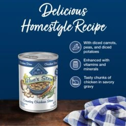Blue Buffalo Blue's Country Chicken Stew Grain-Free Canned Dog Food -Blue Buffalo 46819 PT3. AC SS1800 V1689356908