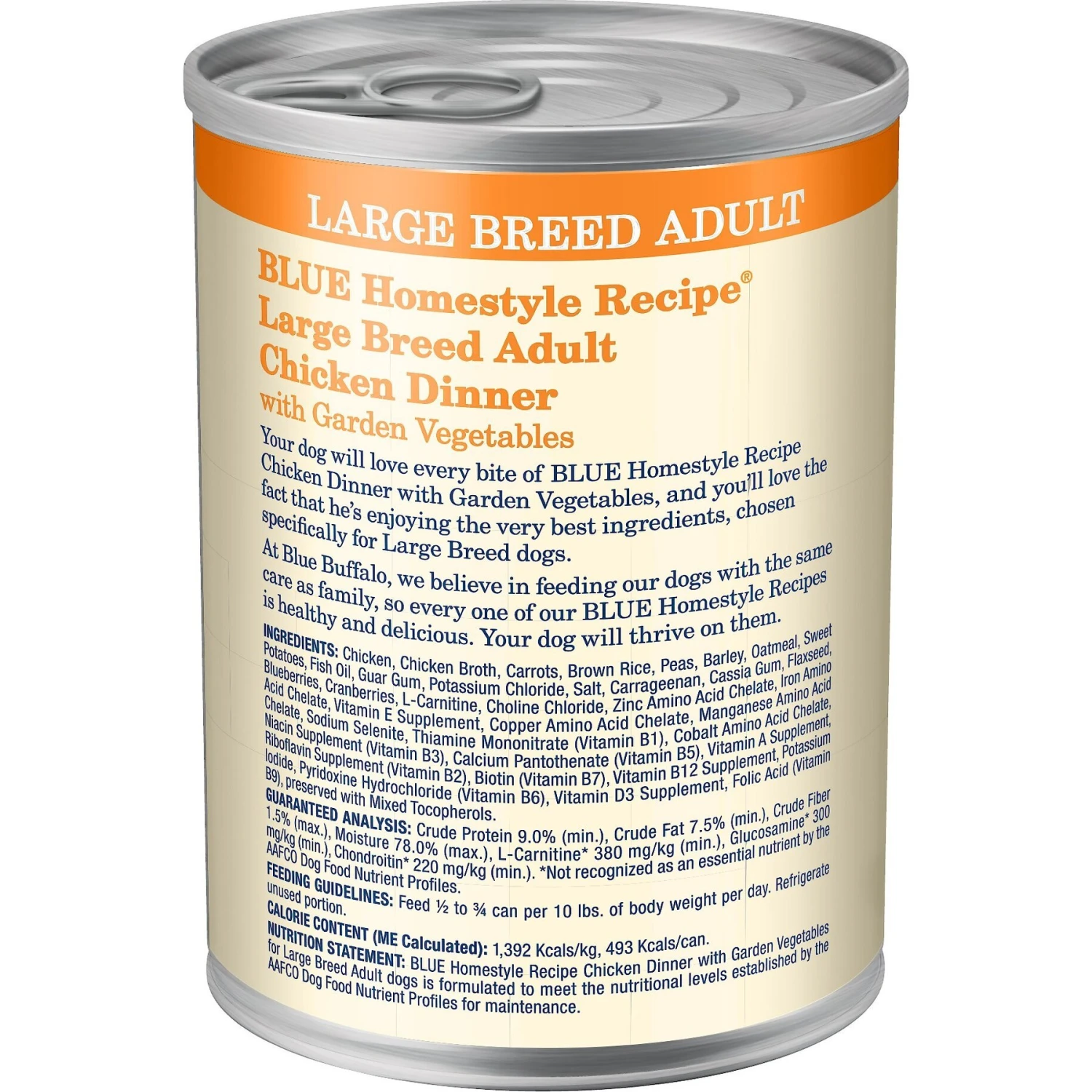 Blue Buffalo Homestyle Recipe Large Breed Chicken Dinner With Garden Vegetables Canned Dog Food 3 Blue Buffalo Homestyle Recipe Large Breed Chicken Dinner With Garden Vegetables Canned Dog Food - Image 3