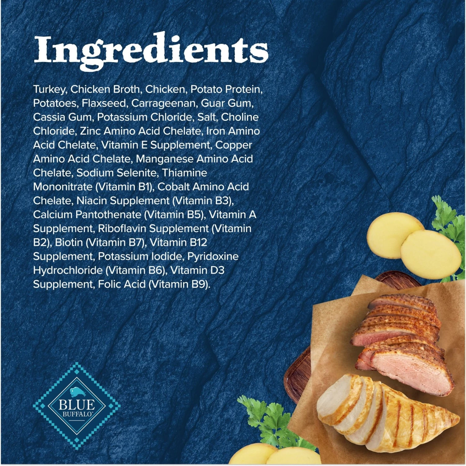 Blue Buffalo Wilderness Turkey & Chicken Grill Grain-Free Canned Dog Food 5 Blue Buffalo Wilderness Turkey & Chicken Grill Grain-Free Canned Dog Food - Image 5