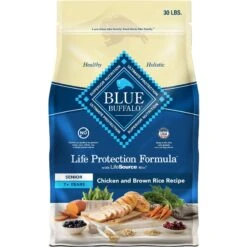 Blue Buffalo Life Protection Formula Senior Chicken & Brown Rice Recipe Dry Dog Food