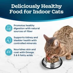 Blue Buffalo Tastefuls Indoor Natural Salmon & Brown Rice Adult Dry Cat Food -Blue Buffalo 46885 PT3. AC SS1800 V1694183151