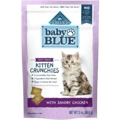 Blue Buffalo Baby Blue Savory Salmon Kitten Treats, 2-oz Bag & Blue Buffalo Baby Blue Savory Chicken Kitten Treats, 2-oz Bag -Blue Buffalo 501774 PT6. AC SS1800 V1649355385