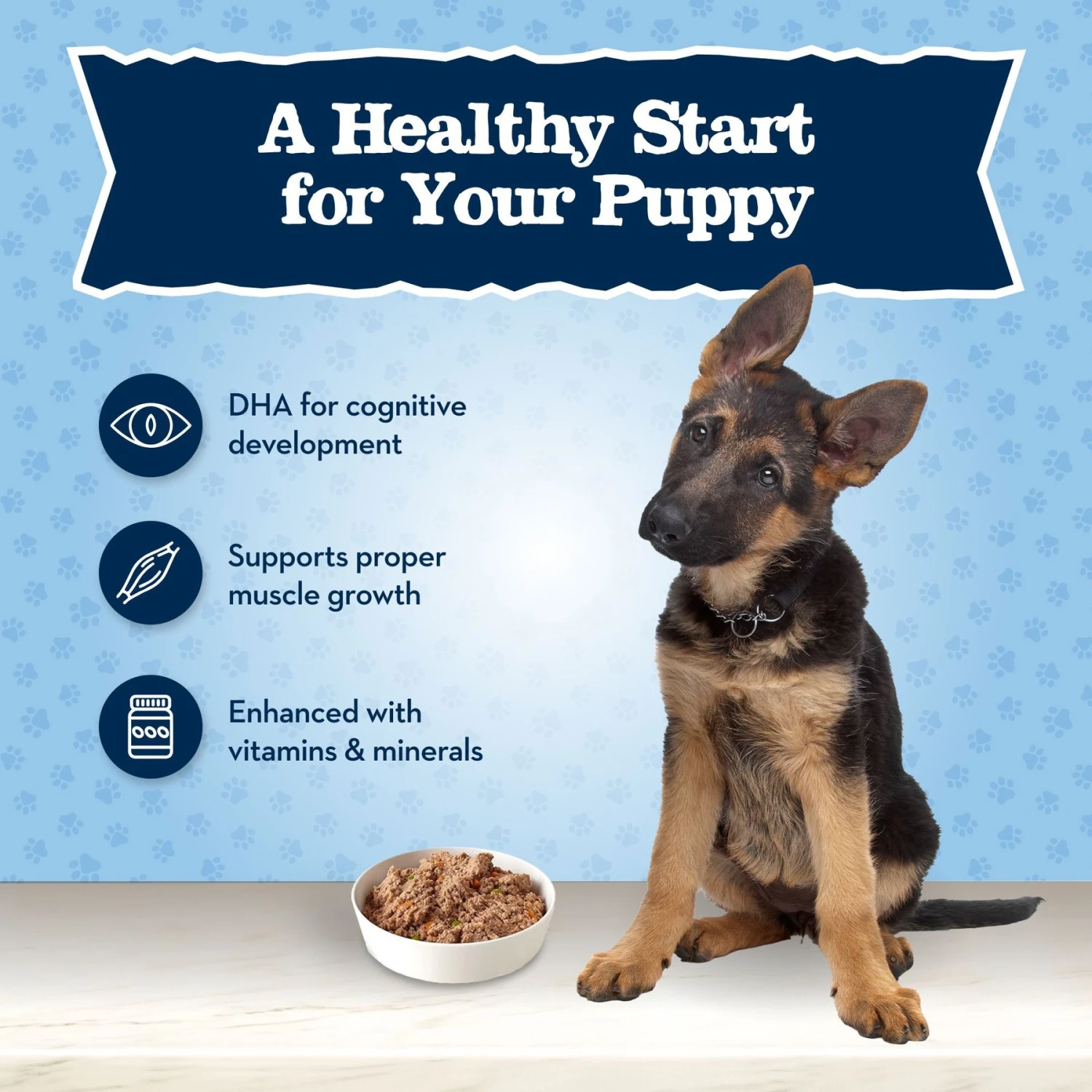 Blue Buffalo Baby Blue Healthy Growth Formula Natural Chicken & Vegetable Recipe Puppy Wet Food, 12.5-oz Cans, Case Of 12 4 Blue Buffalo Baby Blue Healthy Growth Formula Natural Chicken & Vegetable Recipe Puppy Wet Food, 12.5-oz Cans, Case Of 12 - Image 4