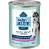 Blue Buffalo Baby Blue Healthy Growth Formula Grain-Free High Protein Turkey & Potato Recipe Puppy Wet Food, 12.5-oz Cans, Case Of 12