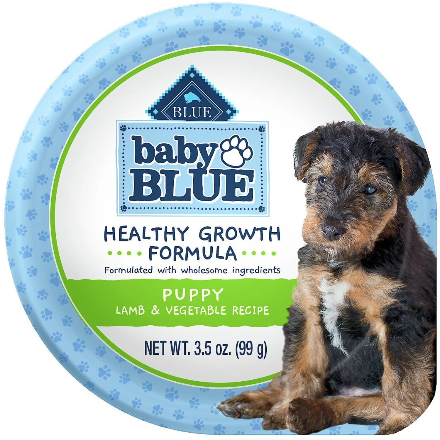 Blue Buffalo Baby Blue Healthy Growth Formula Natural Lamb & Vegetable Recipe Puppy Wet Food, 3.5-oz Cups, Case Of 12 1 Blue Buffalo Baby Blue Healthy Growth Formula Natural Lamb & Vegetable Recipe Puppy Wet Food, 3.5-oz Cups, Case Of 12