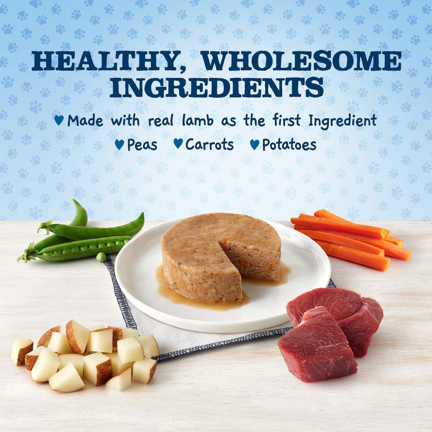 Blue Buffalo Baby Blue Healthy Growth Formula Natural Lamb & Vegetable Recipe Puppy Wet Food, 3.5-oz Cups, Case Of 12 4 Blue Buffalo Baby Blue Healthy Growth Formula Natural Lamb & Vegetable Recipe Puppy Wet Food, 3.5-oz Cups, Case Of 12 - Image 4