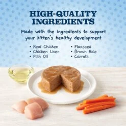 Blue Buffalo Baby Blue Healthy Growth Formula Natural Chicken Recipe Kitten Wet Food 11 Blue Buffalo Baby Blue Healthy Growth Formula Natural Chicken Recipe Kitten Wet Food -Blue Buffalo 502254 PT3. AC SS1800 V1647638296