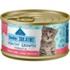 Blue Buffalo Baby Blue Healthy Growth Formula Grain-Free High Protein Salmon Recipe Kitten Wet Food, 3-oz Cans, Case Of 24