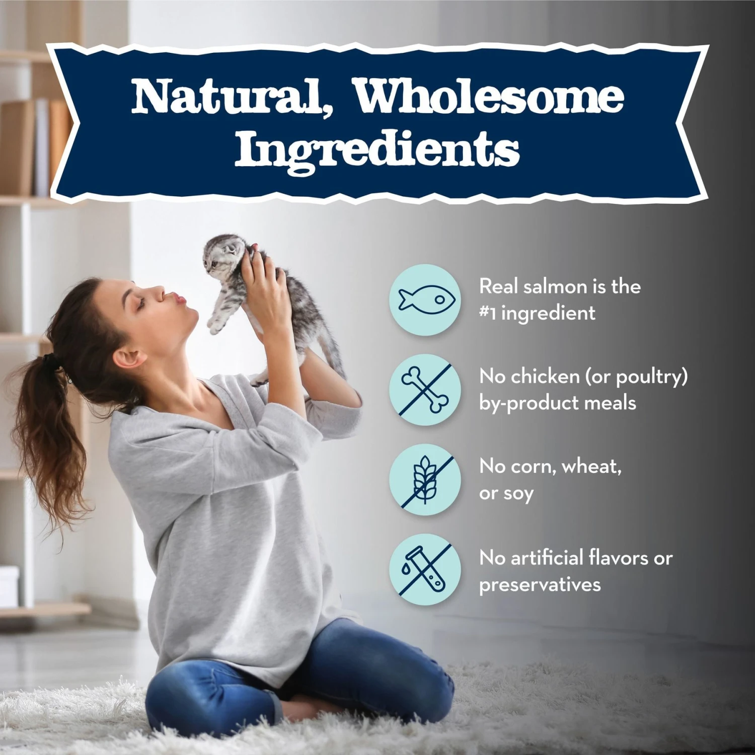 Blue Buffalo Baby Blue Healthy Growth Formula Grain-Free High Protein Salmon Recipe Kitten Wet Food, 3-oz Cans, Case Of 24 6 Blue Buffalo Baby Blue Healthy Growth Formula Grain-Free High Protein Salmon Recipe Kitten Wet Food, 3-oz Cans, Case Of 24 - Image 6