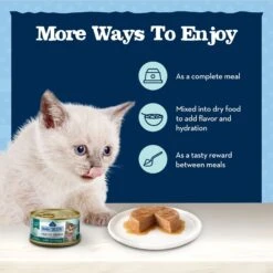 Blue Buffalo Baby Blue Healthy Growth Formula Grain-Free High Protein Chicken Recipe Kitten Wet Food, 3-oz Cans, Case Of 24 14 Blue Buffalo Baby Blue Healthy Growth Formula Grain-Free High Protein Chicken Recipe Kitten Wet Food, 3-oz Cans, Case Of 24 -Blue Buffalo 502302 PT6. AC SS1800 V1647637026