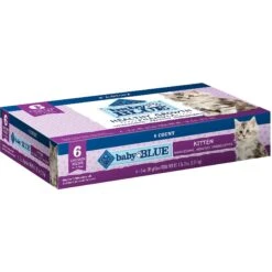 Featured Products 11 Blue Buffalo Baby Blue Healthy Growth Formula Natural Multi-Pack Chicken Recipe Kitten Wet Food, 3-oz Cans, 6 Count