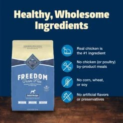 Blue Buffalo Freedom Adult Chicken Recipe Grain-Free Dry Dog Food -Blue Buffalo 50778 PT5. AC SS1800 V1649121734