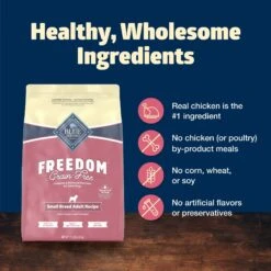 Blue Buffalo Freedom Small Breed Adult Chicken Recipe Grain-Free Dry Dog Food 12 Blue Buffalo Freedom Small Breed Adult Chicken Recipe Grain-Free Dry Dog Food -Blue Buffalo 50782 PT5. AC SS1800 V1649112686