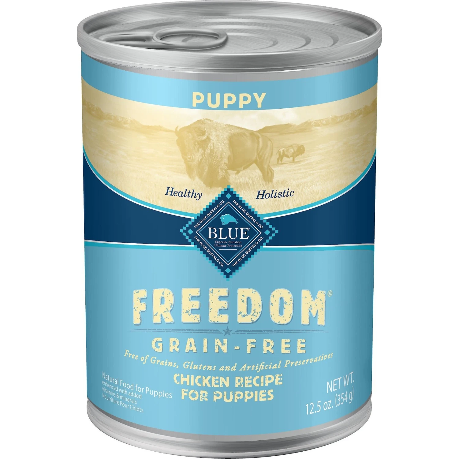 Blue Buffalo Freedom Puppy Chicken Recipe Grain-Free Canned Dog Food 1 Blue Buffalo Freedom Puppy Chicken Recipe Grain-Free Canned Dog Food