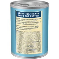 Blue Buffalo Freedom Puppy Chicken Recipe Grain-Free Canned Dog Food 9 Blue Buffalo Freedom Puppy Chicken Recipe Grain-Free Canned Dog Food -Blue Buffalo 50831 PT2. AC SS1800 V1585082493