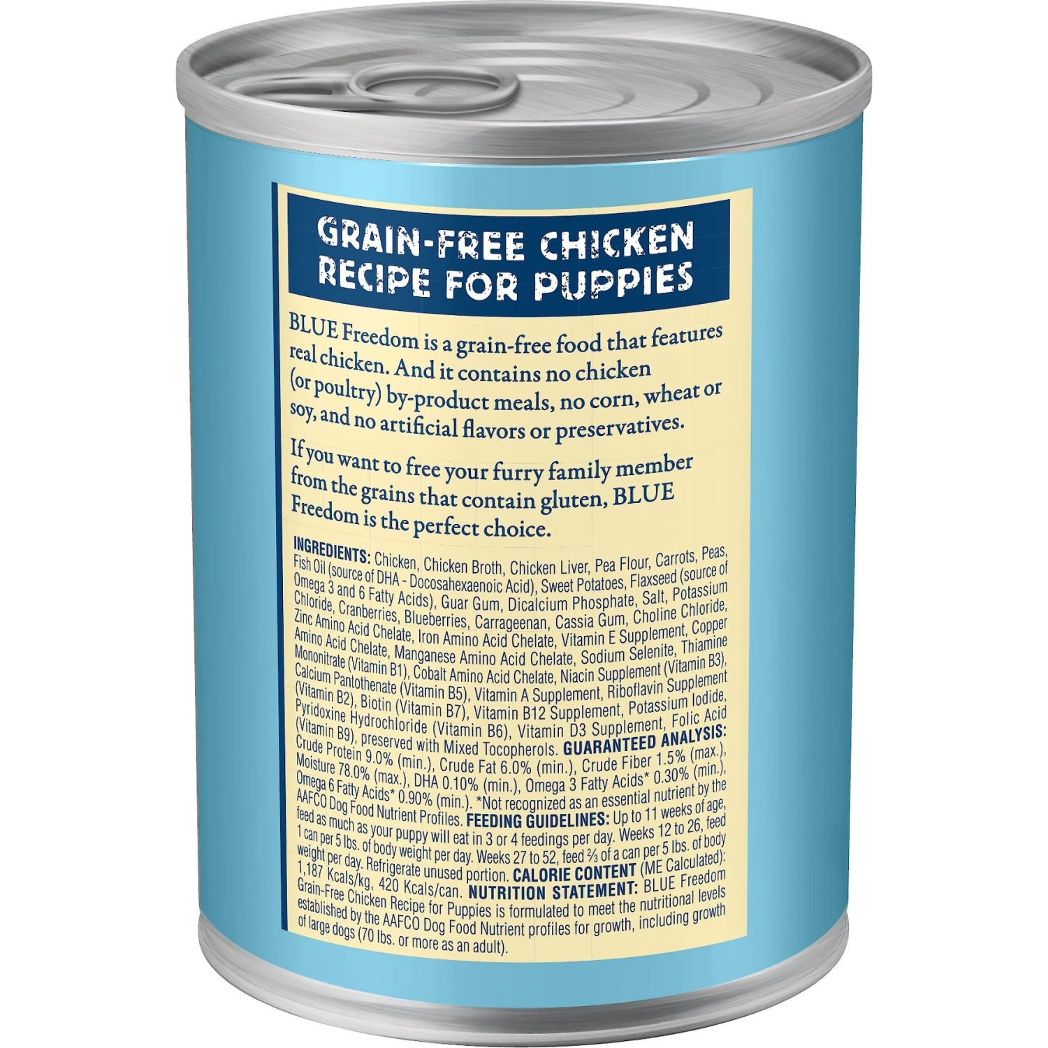 Blue Buffalo Freedom Puppy Chicken Recipe Grain-Free Canned Dog Food 3 Blue Buffalo Freedom Puppy Chicken Recipe Grain-Free Canned Dog Food - Image 3