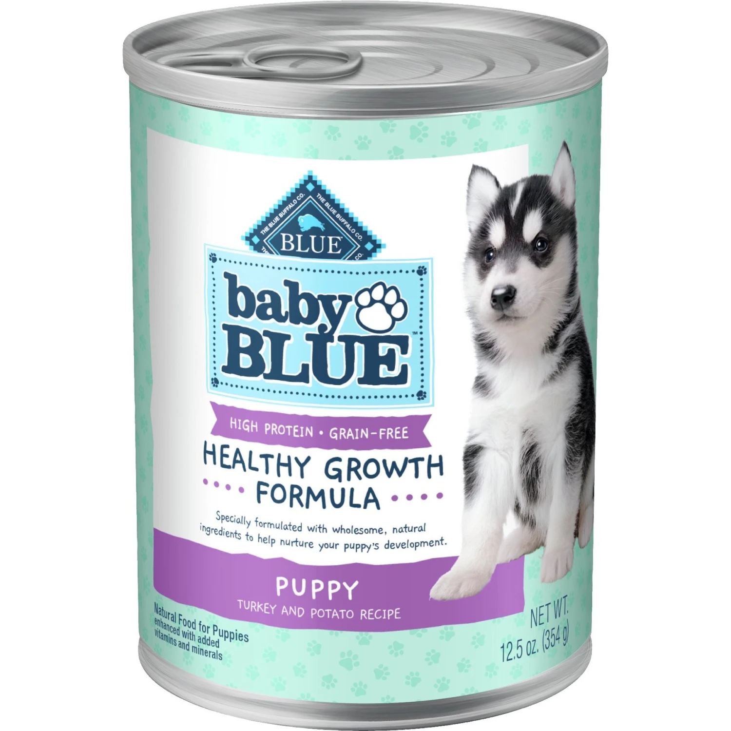 Blue Buffalo Baby Blue Healthy Growth Formula Natural Chicken & Vegetable Recipe Puppy Wet Food, 12.5-oz Cans, Case Of 12 & Blue Buffalo Baby Blue Healthy Growth Formula Grain-Free High Protein Turkey & Potato Recipe Puppy Wet Food, 12.5-oz Cans, Case Of 12 2 Blue Buffalo Baby Blue Healthy Growth Formula Natural Chicken & Vegetable Recipe Puppy Wet Food, 12.5-oz Cans, Case Of 12 & Blue Buffalo Baby Blue Healthy Growth Formula Grain-Free High Protein Turkey & Potato Recipe Puppy Wet Food, 12.5-oz Cans, Case Of 12 - Image 2