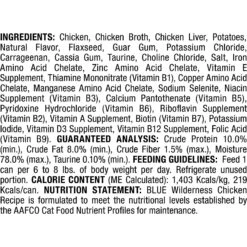 Blue Buffalo Wilderness Chicken Grain-Free Canned Cat Food -Blue Buffalo 51556 PT2. AC SS1800 V1646779730