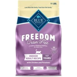 Blue Buffalo Freedom Indoor Adult Chicken Recipe Grain-Free Dry Cat Food
