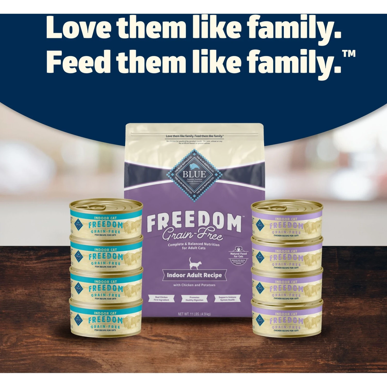 Blue Buffalo Freedom Indoor Adult Chicken Recipe Grain-Free Dry Cat Food 8 Blue Buffalo Freedom Indoor Adult Chicken Recipe Grain-Free Dry Cat Food - Image 8