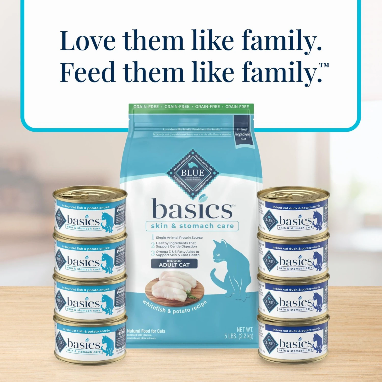 Blue Buffalo Basics Skin & Stomach Care Grain-Free Fish & Potato Entree Indoor Adult Canned Cat Food 9 Blue Buffalo Basics Skin & Stomach Care Grain-Free Fish & Potato Entree Indoor Adult Canned Cat Food - Image 9