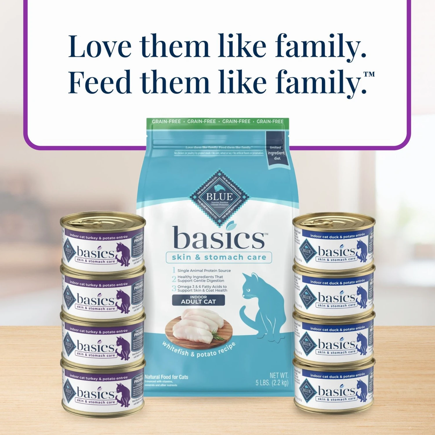 Blue Buffalo Basics Skin & Stomach Care Grain-Free Turkey & Potato Entree Indoor Adult Canned Cat Food 9 Blue Buffalo Basics Skin & Stomach Care Grain-Free Turkey & Potato Entree Indoor Adult Canned Cat Food - Image 9