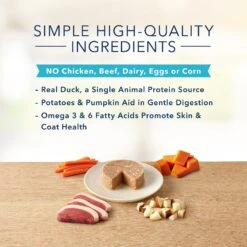 Blue Buffalo Basics Skin & Stomach Care Grain-Free Duck & Potato Entree Indoor Adult Canned Cat Food -Blue Buffalo 51736 PT3. AC SS1800 V1646258492