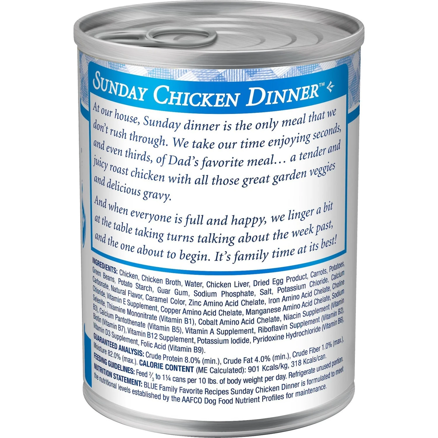 Blue Buffalo Family Favorite Grain-Free Recipes Sunday Chicken Dinner Canned Dog Food 3 Blue Buffalo Family Favorite Grain-Free Recipes Sunday Chicken Dinner Canned Dog Food - Image 3
