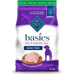 Blue Buffalo Basics Skin & Stomach Care Grain-Free Formula Turkey & Potato Recipe Adult Dry Dog Food