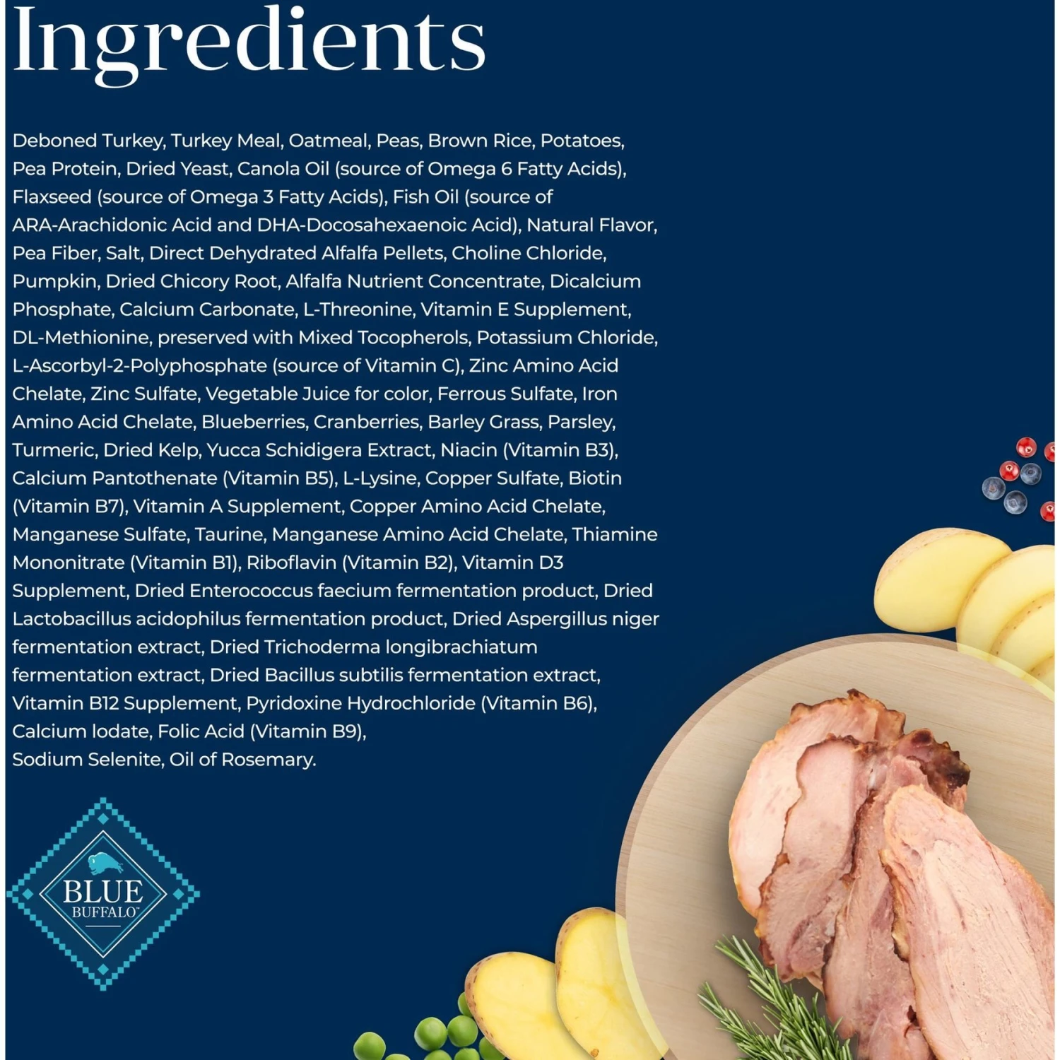 Blue Buffalo Basics Skin & Stomach Care Turkey & Potato Recipe Puppy Dry Dog Food 5 Blue Buffalo Basics Skin & Stomach Care Turkey & Potato Recipe Puppy Dry Dog Food - Image 5