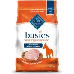 Blue Buffalo Basics Skin & Stomach Care Turkey & Potato Recipe Large Breed Adult Dry Dog Food