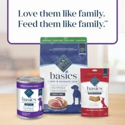 Blue Buffalo Basics Skin & Stomach Care Grain-Free Turkey & Potato Recipe Canned Dog Food -Blue Buffalo 51929 PT7. AC SS1800 V1646255786