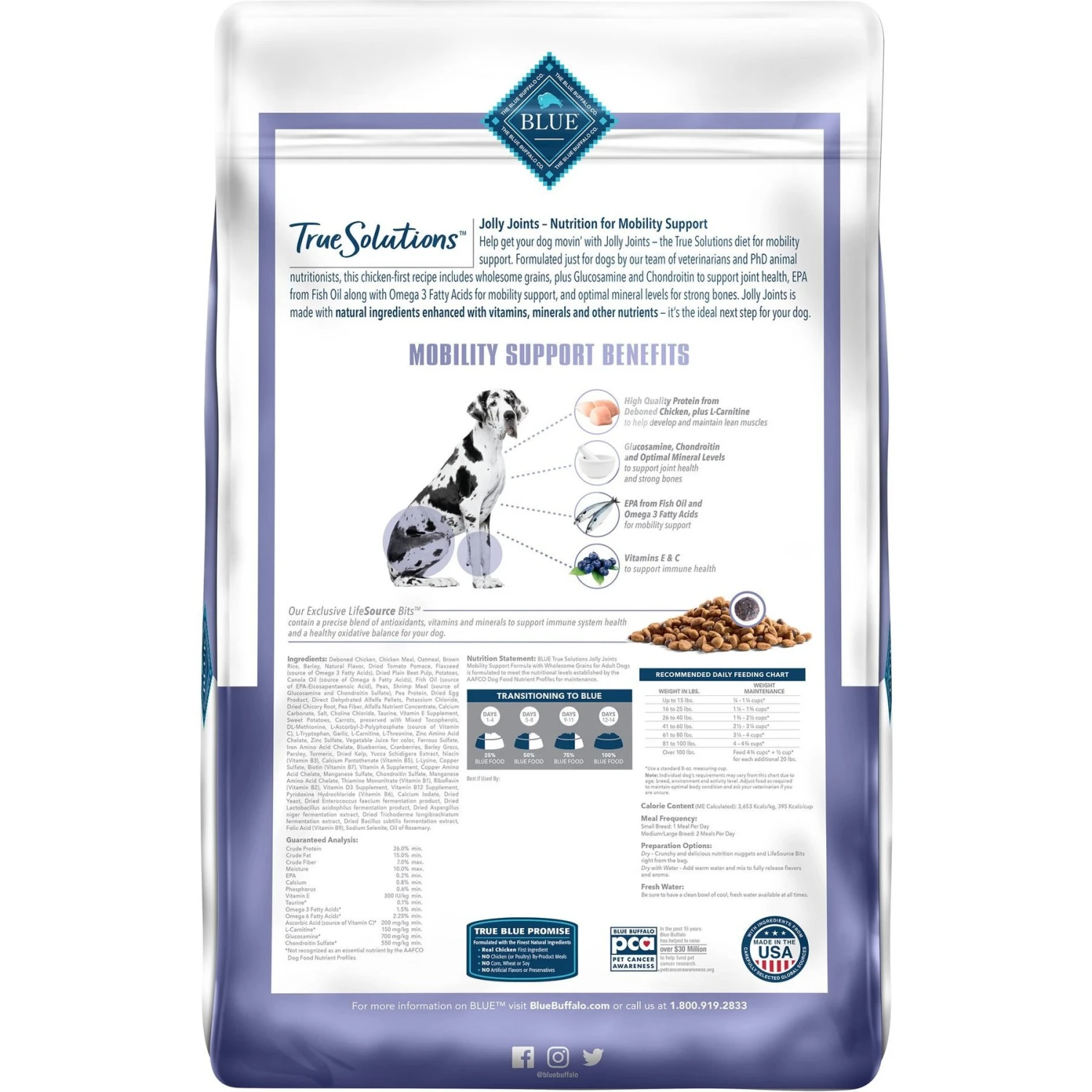 Blue Buffalo True Solutions Jolly Joints Mobility Support Formula Dry Dog Food & Blue Buffalo True Solutions Healthy Weight Natural Weight Control Chicken Adult Wet Dog Food 3 Blue Buffalo True Solutions Jolly Joints Mobility Support Formula Dry Dog Food & Blue Buffalo True Solutions Healthy Weight Natural Weight Control Chicken Adult Wet Dog Food - Image 3