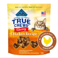Blue Buffalo True Chews Natural Chewy Chicken Cat Treats