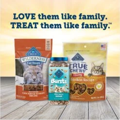 Blue Buffalo True Chews Natural Chewy Chicken Cat Treats -Blue Buffalo 631710 PT8. AC SS1800 V1678853678
