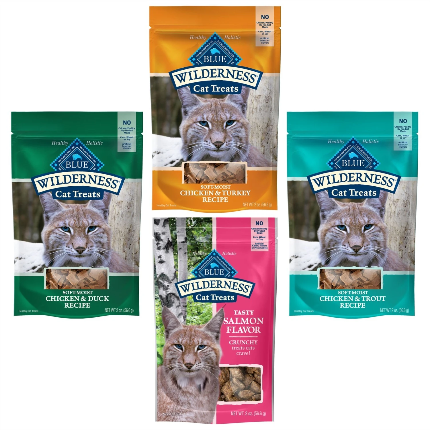 Blue Buffalo Wilderness Chicken & Trout Grain-Free Cat Treats + 3 Items 1 Blue Buffalo Wilderness Chicken & Trout Grain-Free Cat Treats + 3 Items