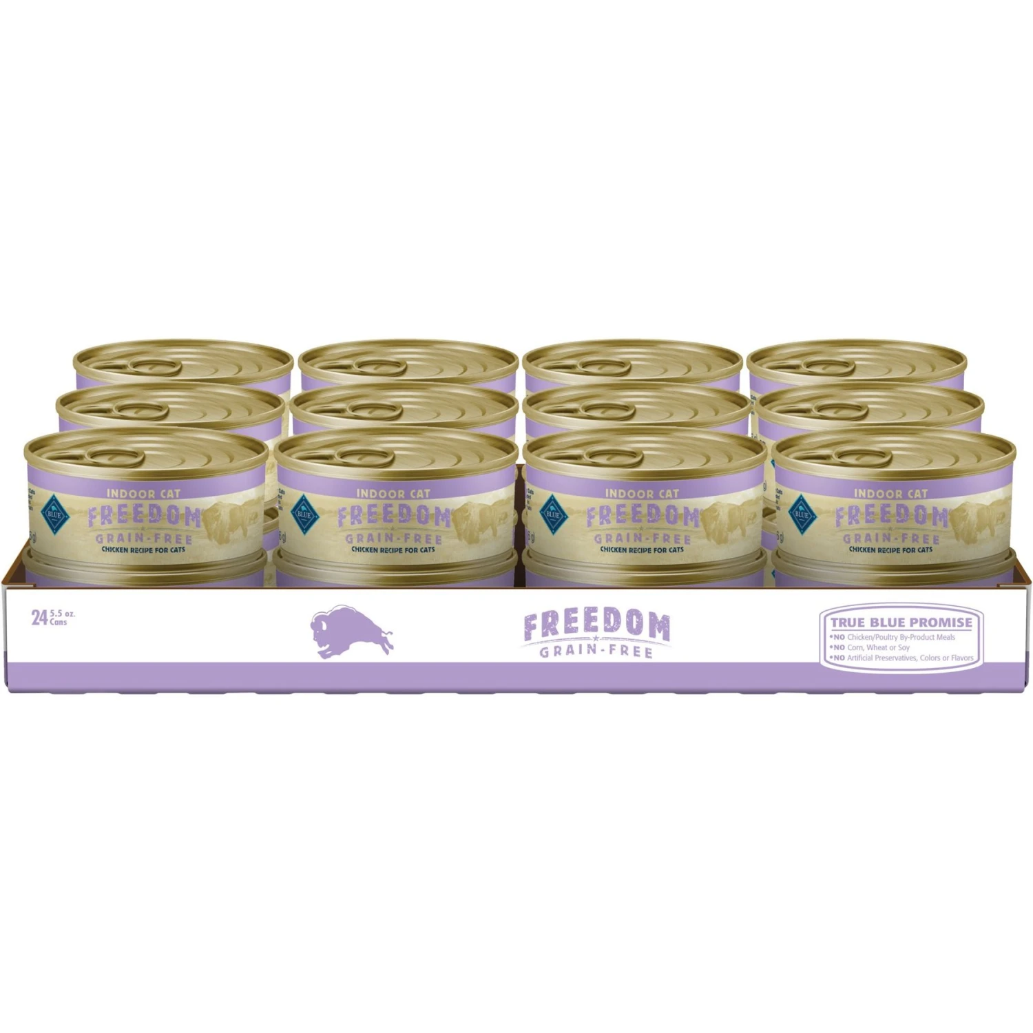Blue Buffalo Freedom Indoor Adult Chicken Recipe Grain-Free Canned Cat Food 1 Blue Buffalo Freedom Indoor Adult Chicken Recipe Grain-Free Canned Cat Food