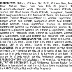 Blue Buffalo Wilderness High Protein Natural Grain-Free Chicken Kitten Dry Cat Food + 2 Items -Blue Buffalo 646838 PT7. AC SS1800 V1664552209