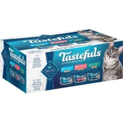 Blue Buffalo Wilderness Pate Variety Pack Duck, Chicken & Salmon Grain-Free Cat Canned Food + 2 Items -Blue Buffalo 646846 PT4. AC SS1800 V1664560549