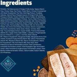 Blue Buffalo Freedom Indoor Adult Fish Recipe Grain-Free Dry Cat Food -Blue Buffalo 64711 PT4. AC SS1800 V1649122588