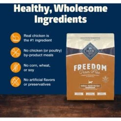 Blue Buffalo Freedom Indoor Weight Control Chicken Recipe Grain-Free Dry Cat Food -Blue Buffalo 64715 PT5. AC SS1800 V1649127693