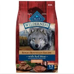 Blue Buffalo Wilderness Rocky Mountain Recipe Large Breed Adult High Protein Natural Red Meat & Grain Dry Dog Food